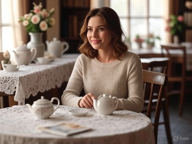 Розслабтеся в нашій чарівній чайній кімнаті